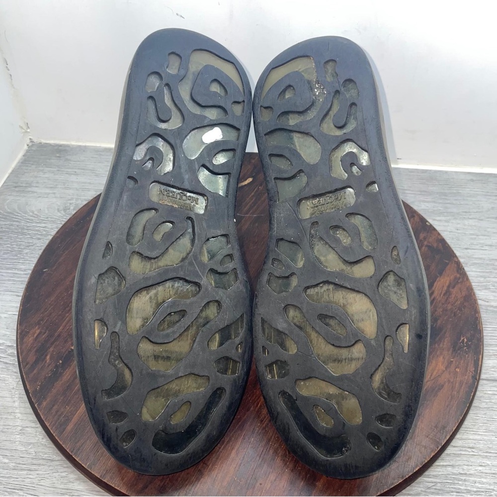Alexander McQueen Sneakers Black with Glitter Translucent Sole Women’s size 37 - Picture 10 of 14
